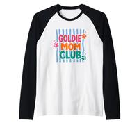 Golden Retriever Mom Camiseta Manga Raglan