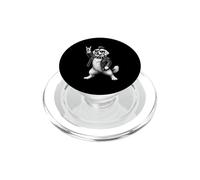 Golden Retriever, música Punk Rock, Mohawk, Amante de los Perros PopSockets PopGrip para MagSafe