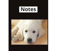 Golden Retriever Notebook: College Ruled | 8.5 x 11 Inch | 100 Pages | Dog Cover Notebook for School, Work, Journaling & Dog Lovers