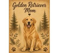 Golden Retriever Notebook - Rustic Dog Journal for Women - Cute Gift for Golden Retriever Lovers - 120 Lined Pages - Dog Mom Stationery