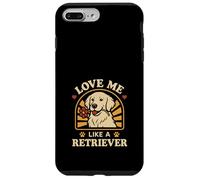 Golden Retriever Novio Lindo Leal Amor Meme Energía Carcasa para iPhone 7 Plus/8 Plus