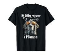 Golden Retriever Papá Divertido Día del Padre Amante de los Perros Hombres Mujeres Camiseta