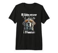 Golden Retriever Papá Divertido Día del Padre Amante de los Perros Hombres Mujeres Camiseta Premium