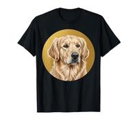 Golden Retriever Perro Dueño Raza Mascota Retrato Cachorro Animal Camiseta
