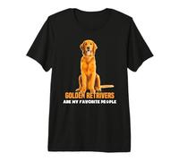 Golden Retriever Perro Lindo Amante de los Perros Divertidos Camiseta Premium