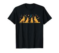 Golden Retriever, Perro Moderno de Mediados de Siglo, Retro atómico Camiseta