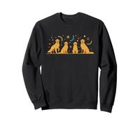 Golden Retriever, Perro Moderno de Mediados de Siglo, Retro atómico Sudadera