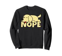 Golden Retriever Perro Perezoso Nope Sudadera