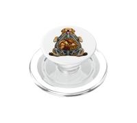 Golden Retriever Perro Relleno Overate Coma Funny X-Ray PopSockets PopGrip para MagSafe