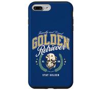 Golden Retriever Pijo Americana Vintage Preppy Cayetana Carcasa para iPhone 7 Plus/8 Plus