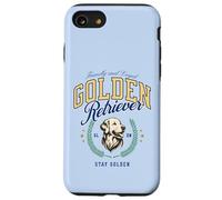 Golden Retriever Pijo Americana Vintage Preppy Cayetana Carcasa para iPhone SE (2020) / 7/8
