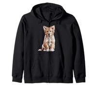 Golden Retriever Puppy Sketch Dibujo Arte Perro Amante Sudadera con Capucha