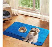Golden Retriever Puppy,Waterproof Pet Feeding Mat,PU Leather Placemats for Cat Dog Water Bowl,Food Mats,40x60cm
