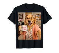 Golden Retriever Selfie Humor Show Love Apreciación a Mamá! Camiseta