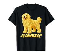 Golden Retriever Spaghetti Fideos Comida Italiana Cachorro Amor Camiseta