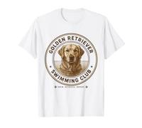 Golden Retriever Swimming Club Dog Lover Camiseta