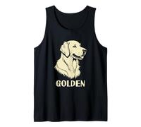 Golden Retriever tiene un cachorro de perro leal de mente dorada Camiseta sin Mangas