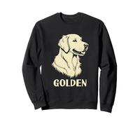 Golden Retriever tiene un cachorro de perro leal de mente dorada Sudadera