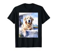 Golden Retriever Vet Tech Entrenador de perros veterinario perro mamá Camiseta