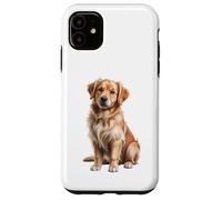 Golden Retriever Vet Tech Entrenador de perros veterinario perro mamá Carcasa para iPhone 11