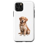 Golden Retriever Vet Tech Entrenador de perros veterinario perro mamá Carcasa para iPhone 11 Pro