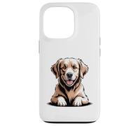 Golden Retriever Vet Tech Entrenador de perros veterinario perro mamá Carcasa para iPhone 13 Pro