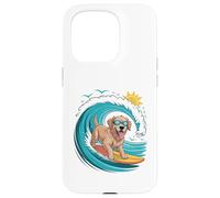 Golden Retriever Vet Tech Entrenador de perros veterinario perro mamá Carcasa para iPhone 15 Pro