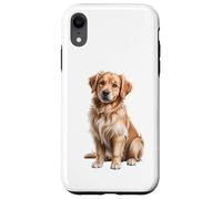 Golden Retriever Vet Tech Entrenador de perros veterinario perro mamá Carcasa para iPhone XR