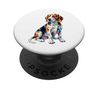 Golden Retriever Vet Tech Entrenador de perros veterinario perro mamá PopSockets PopGrip Adhesivo