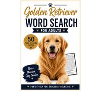 Golden Retriever Word Search: 50 Fun & Relaxing Puzzles for Adults