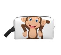 Golden Retrievers - Bolsa de almacenamiento con impresión - Bolsa de aseo de viaje duradera, bolsa organizadora portátil de maquillaje y cosméticos con cremallera, Lindo mono, Talla única