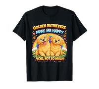 Golden Retrievers Love Never Fails Golden Hours Perros Camiseta