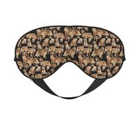 Golden Retrievers - Máscara de ojos versátil para dormir, reversible, para meditación y viajes, unisex