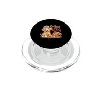 Golden Retrievers Y Pizza Cute Puppy Golden Retriever Perros PopSockets PopGrip para MagSafe