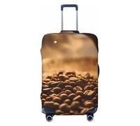 Golden Roast Coffee Sparks - Fundas protectoras elásticas para equipaje de viaje, 45,7 a 81,3 cm, Black, S