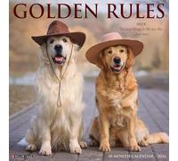 Golden Rules 2026 12 X 12 Wall Calendar