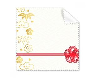 Golden Sakura geometría patrón de flores gafas paño de limpieza paño limpiador de regalo teléfono Protector de 5 unidades