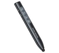 Golden Security Puntero Presentaciones, 2,4 GHz Presentador Inalambrico Recargable, Presentador de Diapositivas Remoto Mando para Powerpoint Presentación, Enseñanza, Oficina, Conferencias, etc