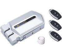 Golden Shield Alarm - Cerradura inteligente Invisible con alarma 120db, 3 mandos incopiables. Nueva versión mejorada (Cuando fuercen la puerta antes de que puedan abrir la puerta, la alarma saltará)