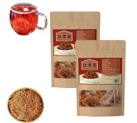 Golden Silk Red Snow Tea, Handpicked Tibetan Plateau Red Snow Tea, Natural Red Snow Tea, 50g/Bag (2 Pcs)