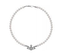 Golden Silver Saturn Pearl Necklace Diamond Pearl Bead Crystal Rhinestone Saturn Planet Necklace for Women And Girls with Special Beautiful Bag Gif Fa