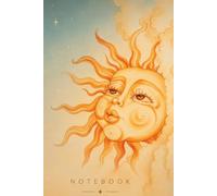 Golden Sol Notebook: A Dreamy Lined Journal Inspired by the Sun, Clouds and Stars