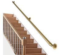 Golden Stair il - Kit completo para baño, pasillo, barandilla de pared para interiores y exteriores, disponible en longitudes de 1 a 6 m (tamaño: 250 cm)
