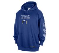 Golden State Warriors Courtside Sudadera con capucha Jordan Club Premium de la NBA - Hombre - Azul L