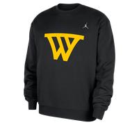Golden State Warriors Statement Essentials Sudadera de cuello redondo y tejido Fleece Jordan NBA - Hombre - Negro L
