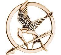 Golden The Hunger Games Movie Sinsajo Prop Rep Pin