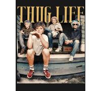 Golden Thug Life Composition Notebook - 120 Page College Ruled