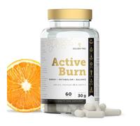 Golden Tree Active Burn - Cápsulas Té Verde, 60 piezas | Con Vitamina C, Vitamina B6, Zinc, Cromo y Extracto de Pimienta Negra