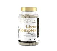 Golden Tree Liver Complex - Cardo Mariano Capsulas con Diente de León, Alcachofa, Cúrcuma, Colina, Vitaminas B6 B12 D3 E y Pimienta Negra - 60 Cápsulas Veganas
