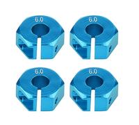 Golden Wheel Hex Adapter Mount para Coche RC, Resuelve los Problemas de Shake, Apto para Todos los Coches a escala 1:10, Conjunto de 4 Piezas (Azul de 7,0 mm) (7,0 mm violeta) (7,0 mm en oro)